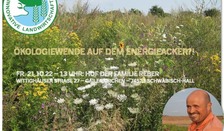 Ökologiewende auf dem Energieacker - Freitag, 21.10.22 in Schwäbisch Hall